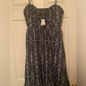 Banana Republic Navy Tie front maxi dress. Size small. New with Tags.